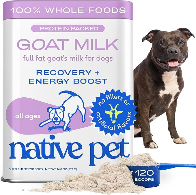 Native Pet Goat Milk for Dogs - Organic Goat Milk Powder for Dogs and Cats - Puppy Formula Dairy ... | Amazon (US)