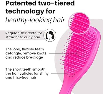 Tangle Teezer Ultimate Detangler Hairbrush, Eliminates Knots & Reduces Breakage, Mini Hair Brush ... | Amazon (US)