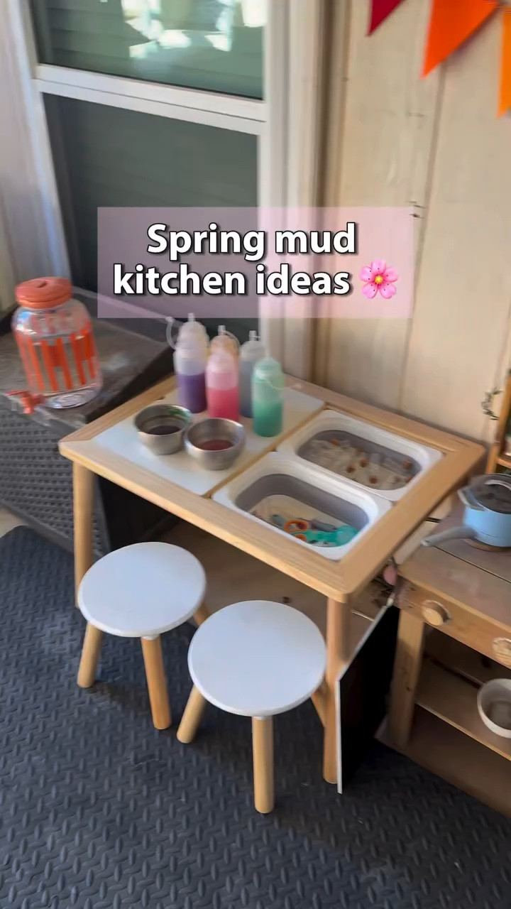 This kept my toddlers busy WAY longer than I expected 👀

All I did was add a little color to water + set out some squeeze bottles, vials, and bowls

Pouring + mixing = instant entertainment 🙌🏼



#toddlermom #toddlerplay #outdoorplay #toddlerplayideas

#LTKKids #LTKmomlife