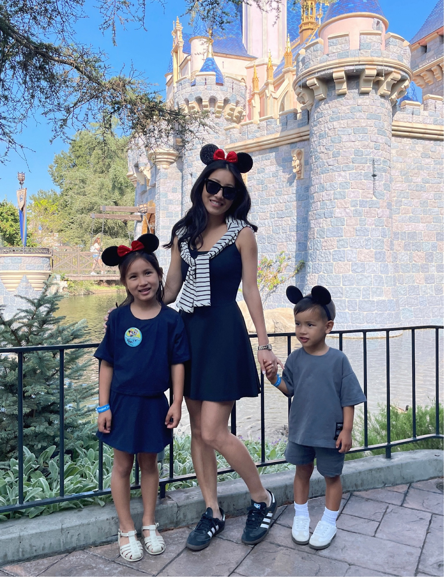 Easy and comfy travel / Disneyland / theme park outfit

• Spanx dress Xs on major sale! 2 colors. Shaping and Has built in  shorts with a pocket AND the shorts are cleverly designed so they’re detached in the back for easy bathroom breaks. You don’t need to take the entire dress off. I went bra less bc the top is double layered and black 

On sale at spanx.com and I also linked nordstorm bc that’s where I bought it and got a price match! 

• nori is in gap kids 2 piece skort set which she Loves!! So comfy, slightly cropped wide cut tee and twirly skort with shorts under and pockets.

Also comes in polka dot print 

• nori’s sandals are Liewood brand from Europe. Linked similar amazon ones we really like that also have a snap button 

• rio is in zara baby boys set, not linkable 

#LTKkids #LTKfamily #LTKtravel