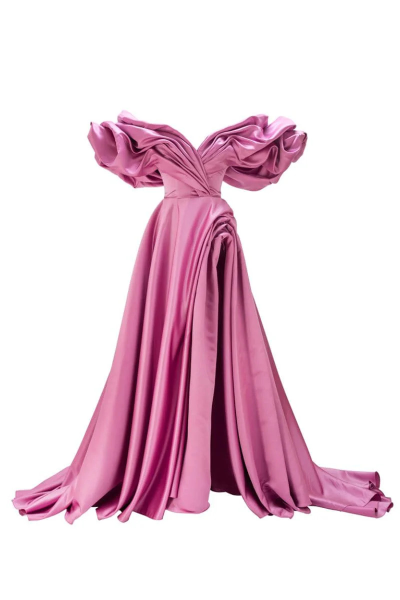 PINK VOLUME SCULPTED GOWN | Monetre | CULT MIA | CULT MIA UK LTD
