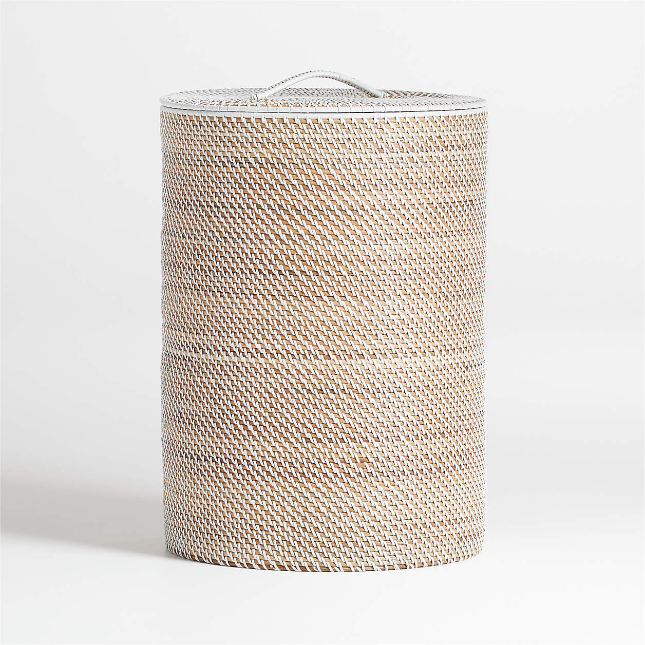 Sedona White Hamper | Crate & Barrel | Crate & Barrel
