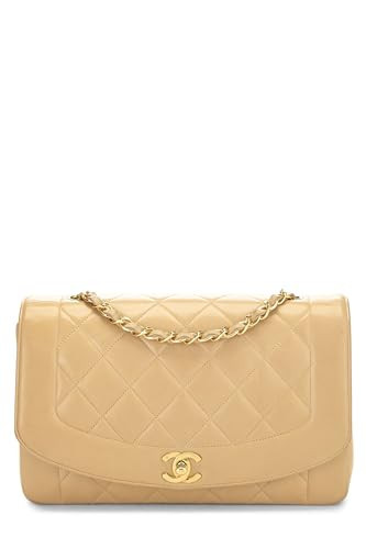 Chanel, Pre-Loved Beige Quilted Lambskin Classic Flap Medium, Beige | Amazon (US)