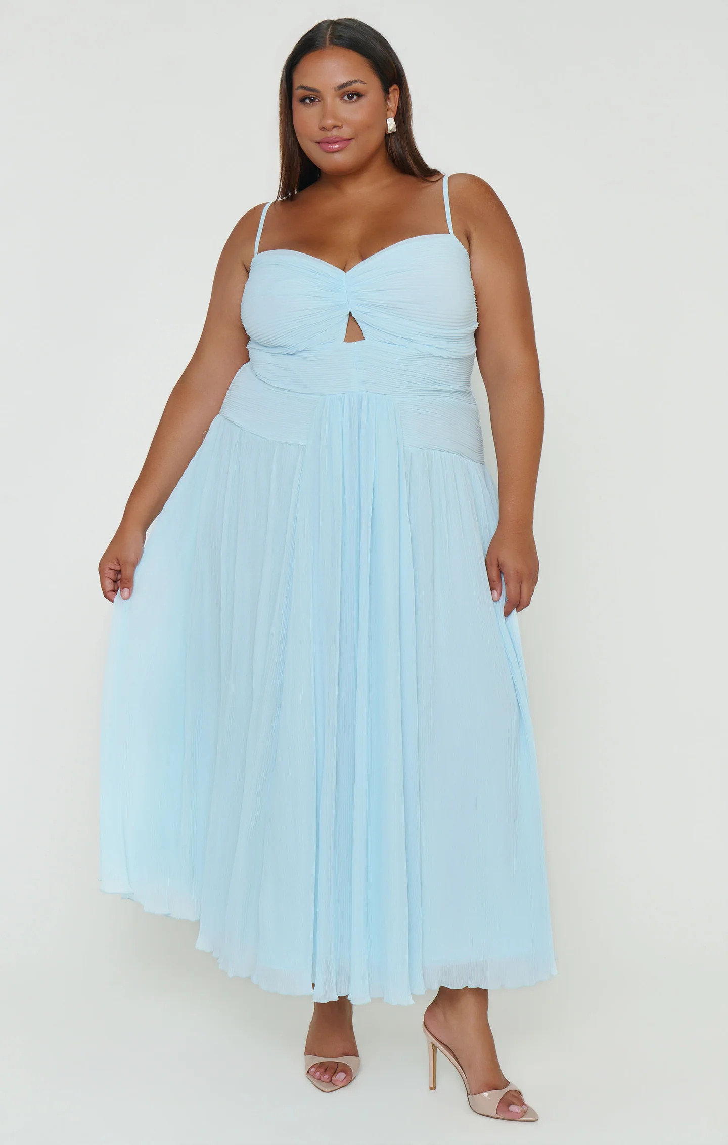 Camille Midi Dress ~ Ice Blue | Show Me Your Mumu
