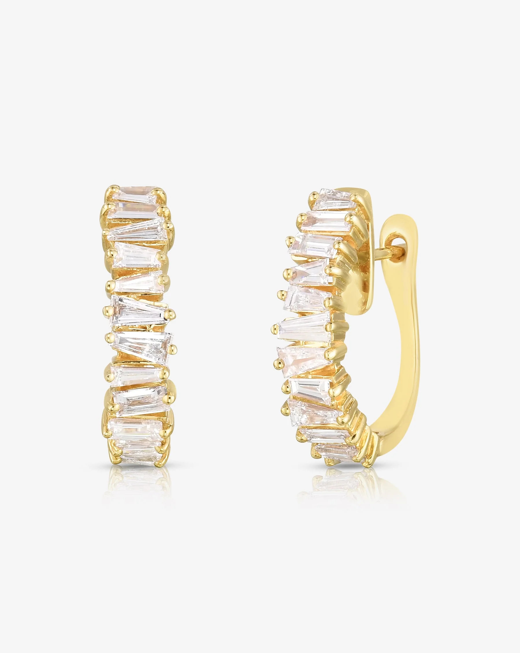 Baguette Diamond Statement Earrings | Ring Concierge