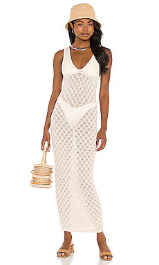 Lovers + Friends Manu Dress in Natural from Revolve.com | Revolve Clothing (Global)