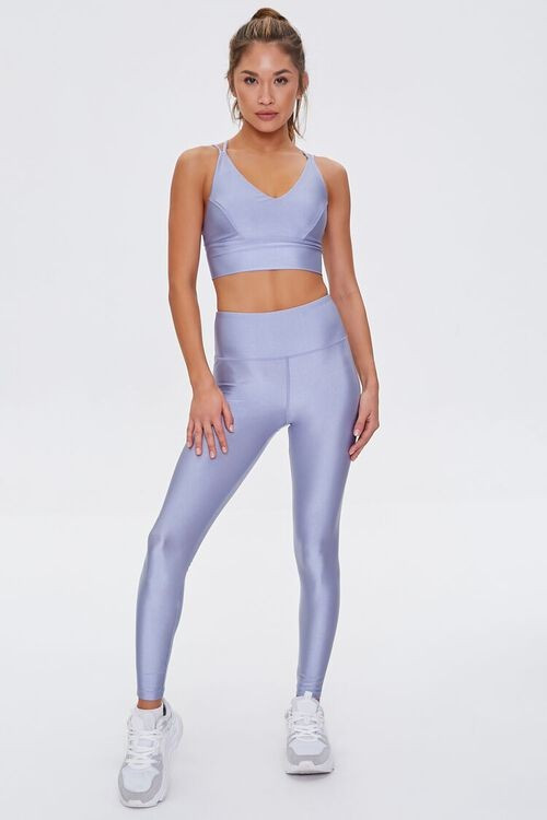 Active Metallic Leggings | Forever 21 (US)