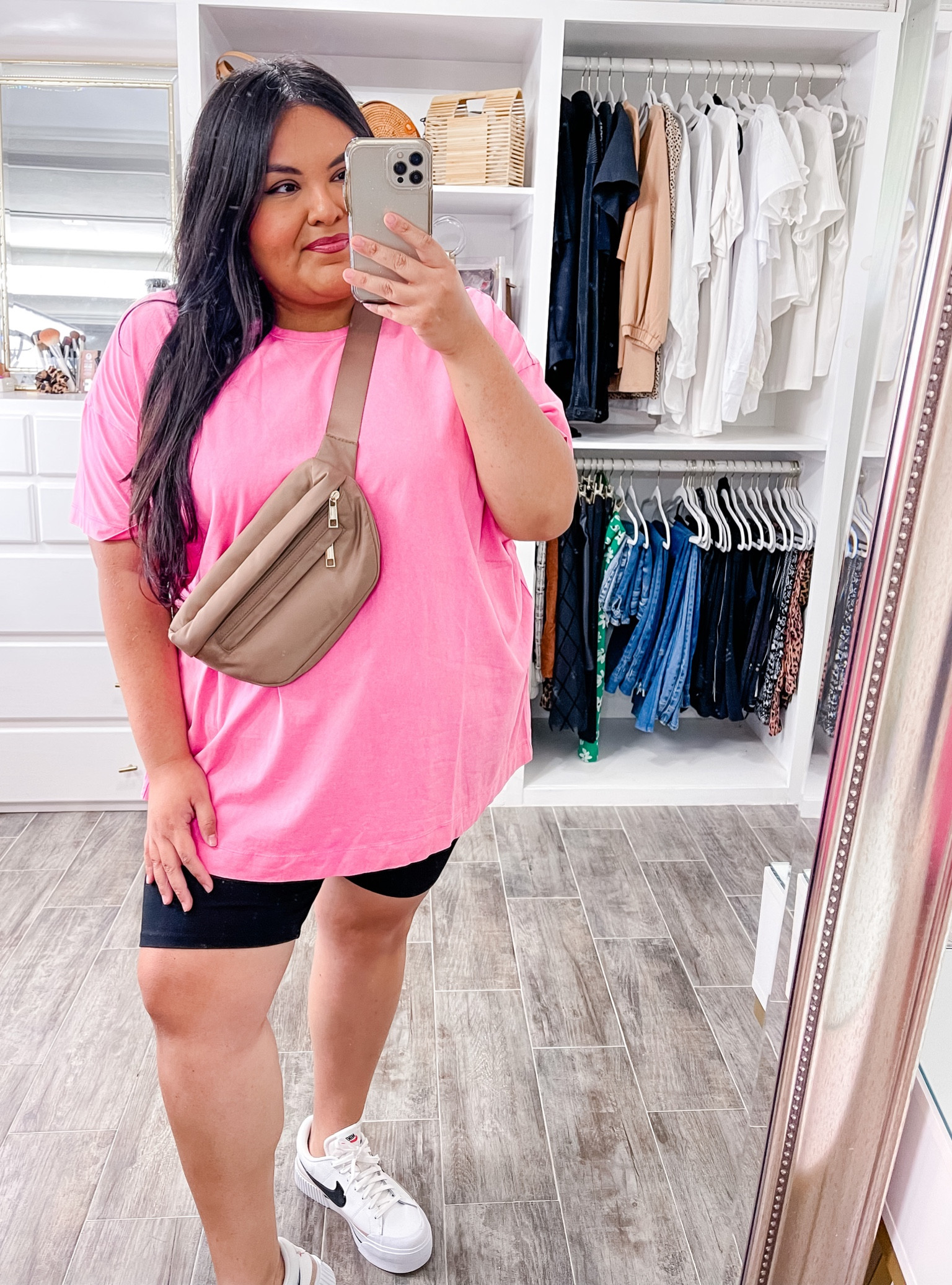 Casual plus size outfit!
Fall oversized tee now available!
Biker shorts, Nike court legacy lift, casual wear, back to school outfit, university outfit, college outfit, plus size 

#LTKFind #LTKBacktoSchool #LTKcurves