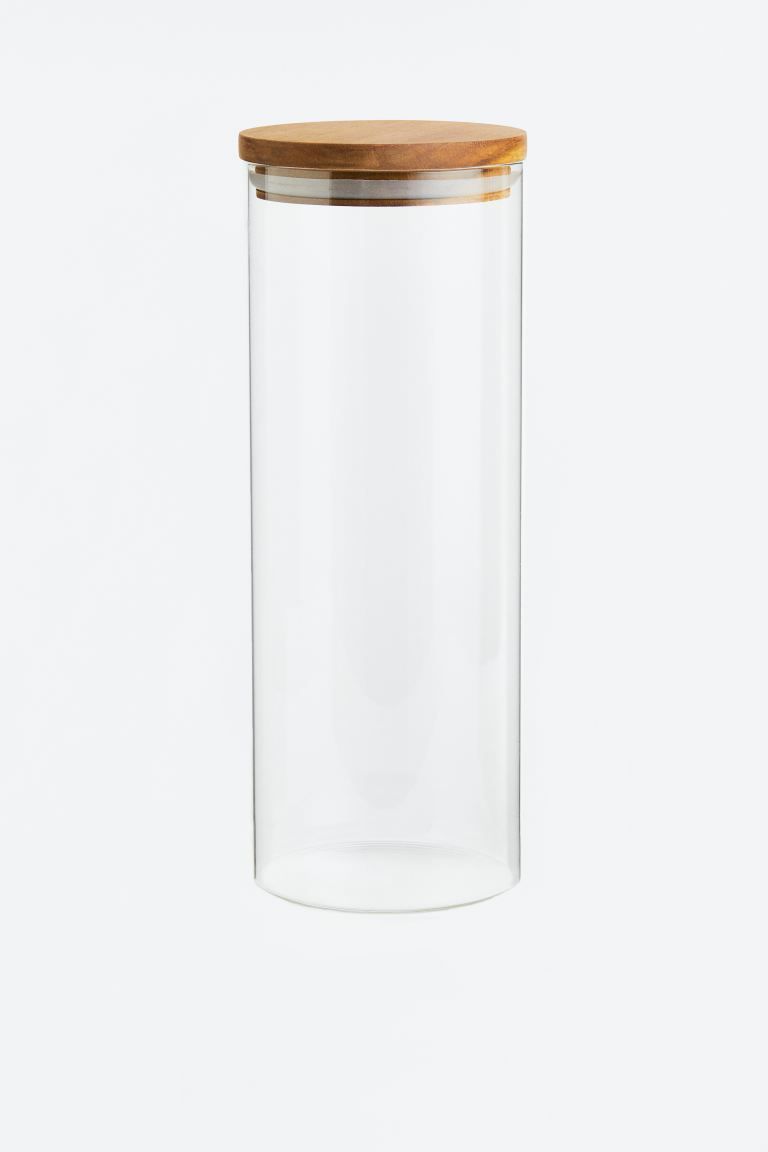 Tall Glass Jar with Lid | H&M (US + CA)