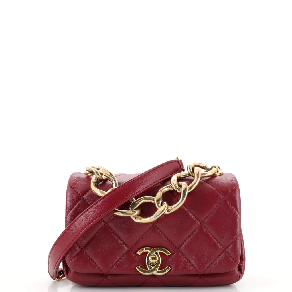 Color Match Flap Bag Quilted Lambskin Mini | Rebag