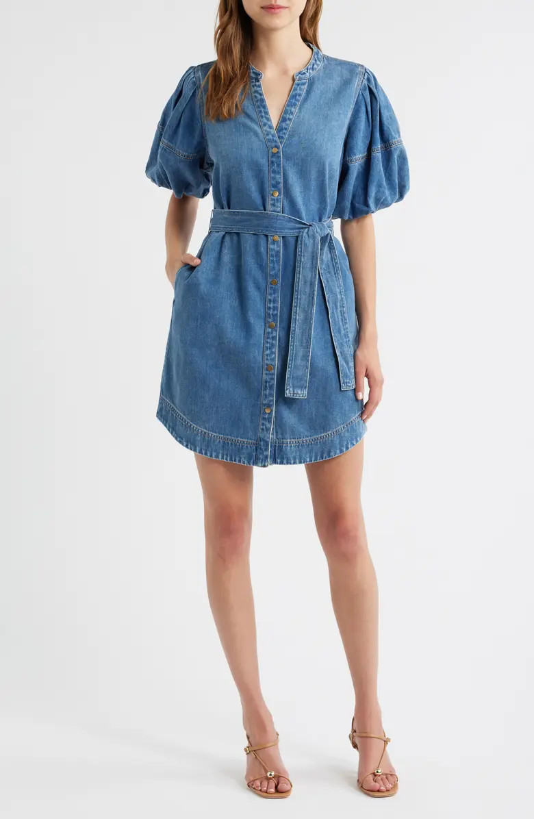 Rails Kingsley Denim Snap-Up Dress | Nordstrom | Nordstrom