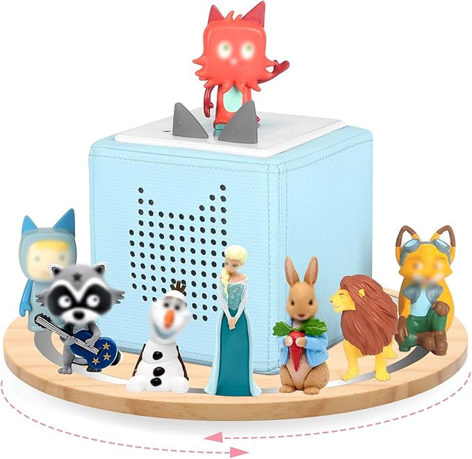 360° Round Turntable for Tonies Box Organizer Storage Shelf, Magnetic Floating Shelves for Tonie... | Amazon (US)