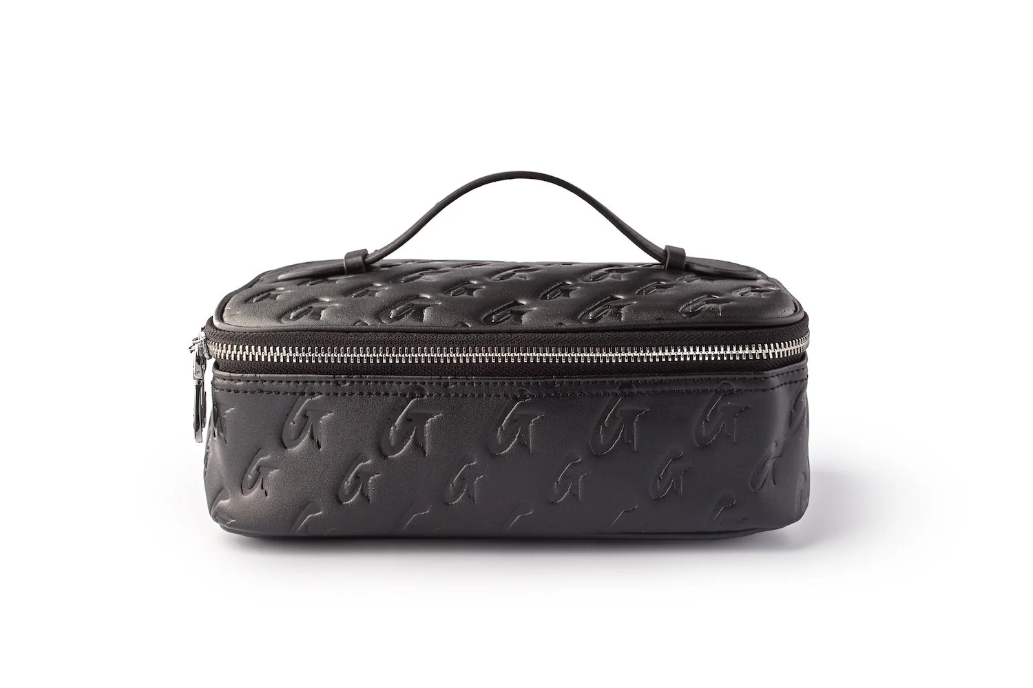 MEDIUM MONOGRAM TOILETRY BAG - BLACK BLACK | Glam-Aholic Lifestyle