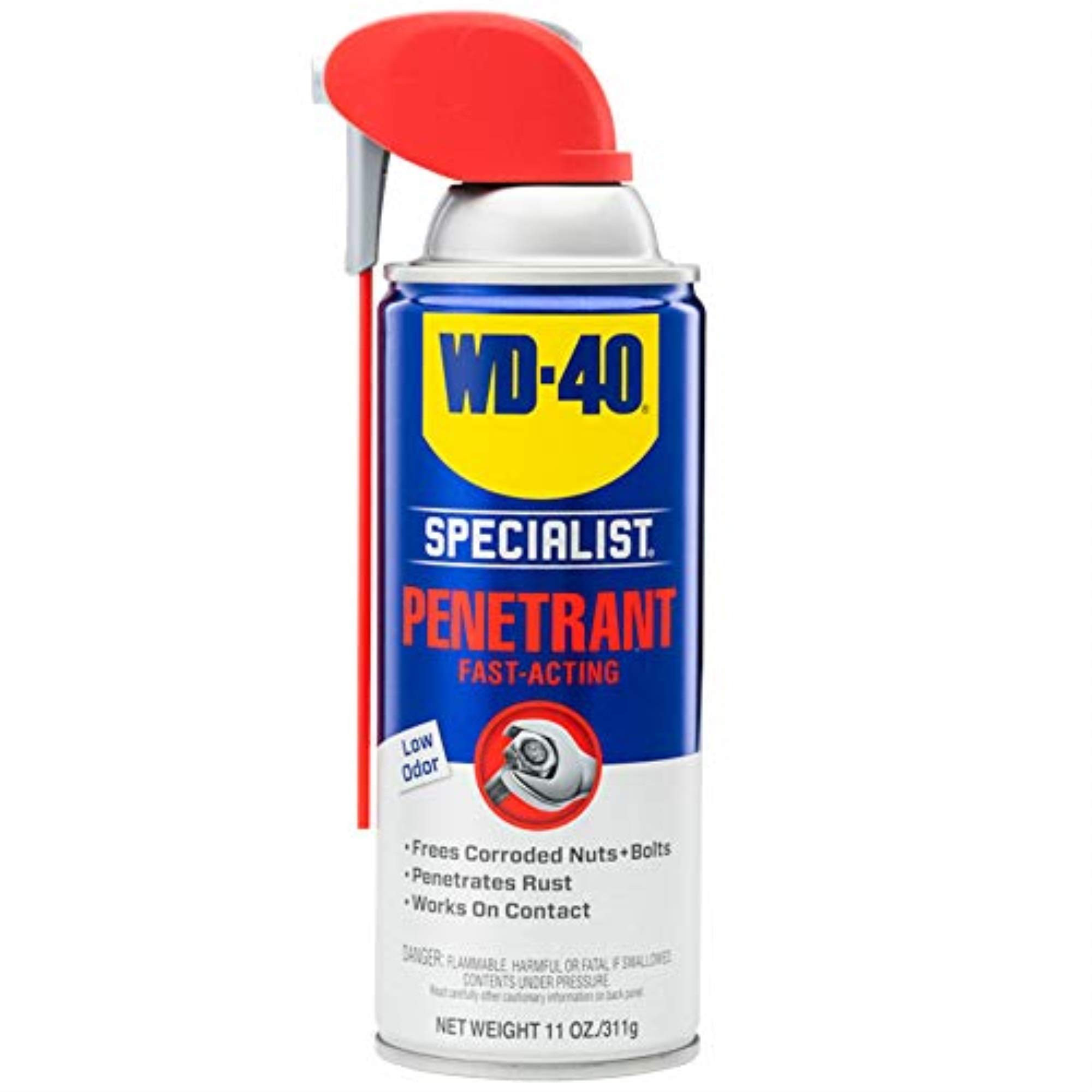 WD-40 Specialist Penetrant with Smart Straw, Penetrant for Metal, Rubber and Plastic Threads, Loc... | Amazon (US)