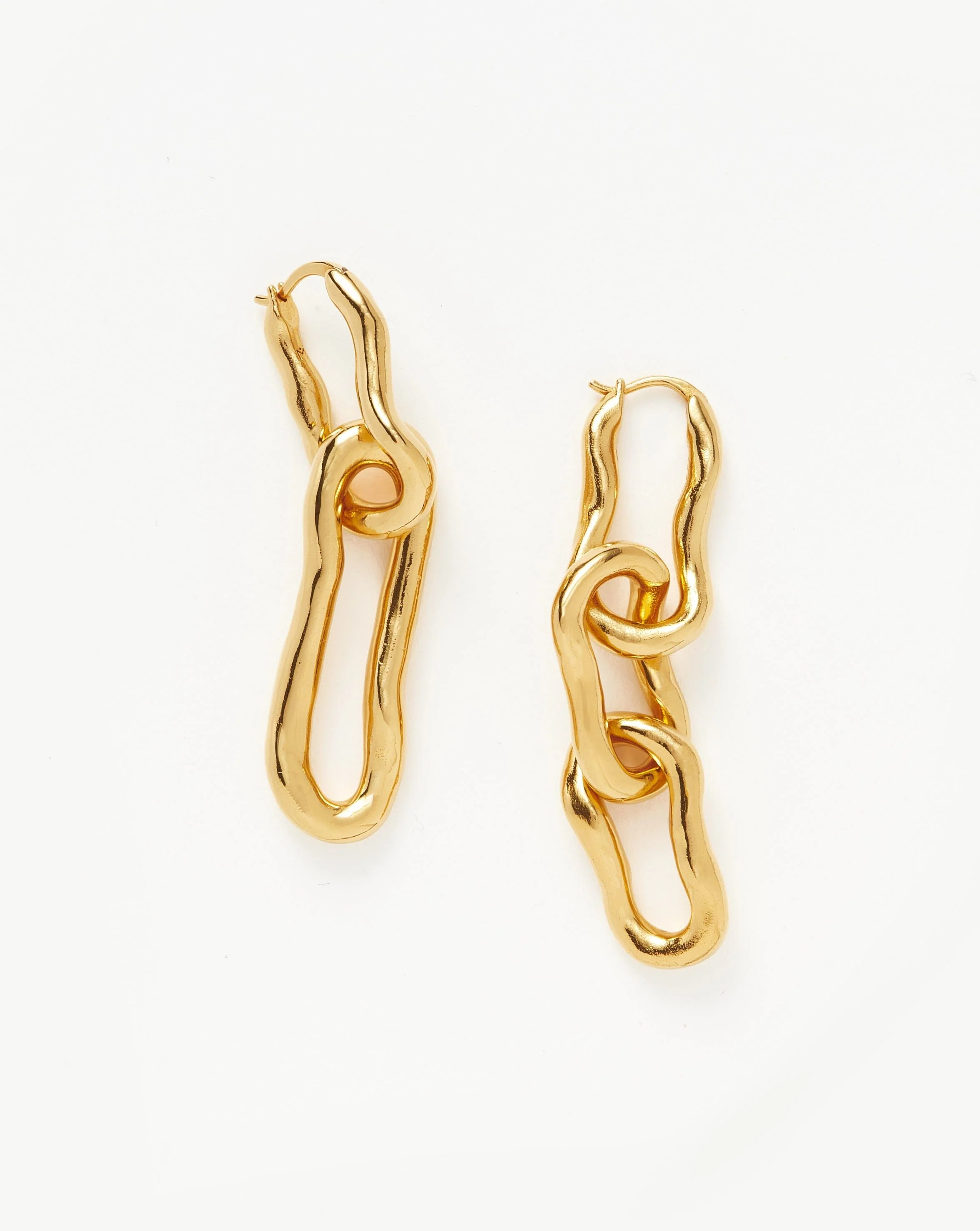 Molten Ovate Mismatch Hoop Earrings | Missoma