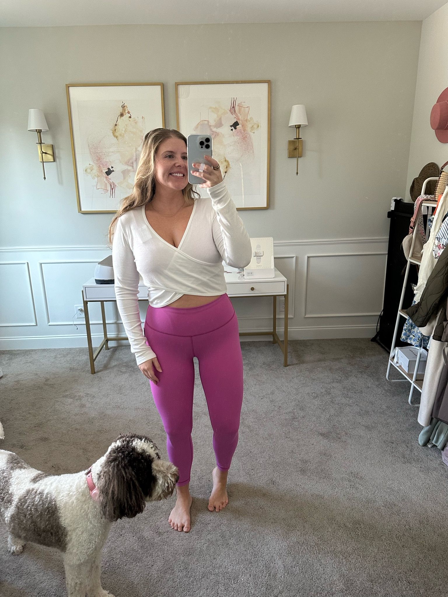 Wearing a 10 in wrap top and 8 in leggings and sports bra! 


#LTKMidsize #LTKActive #LTKFitness