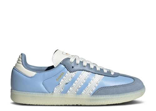 adidas Originals Samba Womens Sneaker, Clear Sky/Tactile Blue/Off White, Size 6 | Amazon (US)