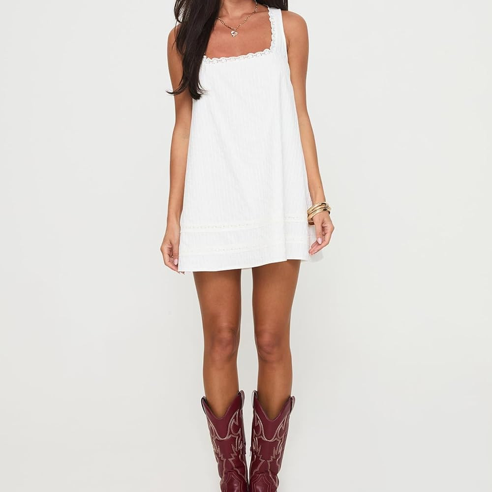 Women's Loose Fit Casual Summer Mini Dress | Amazon (US)