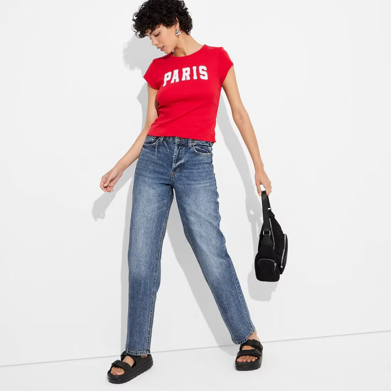 Women's High-Rise EasyRigid Straight Jeans - Wild Fable™ | Target