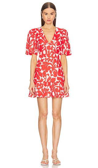 Rhode Mariana Dress in Red. - size 2 | Revolve Clothing (Global)