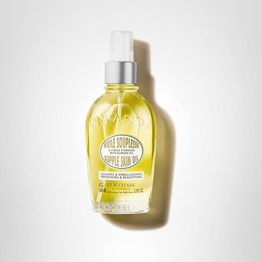 L'Occitane Almond Body Oil, Moisturizes, Nourishes, Hydrates, Softens Dry Skin, Absorbs Fast, Lig... | Amazon (US)