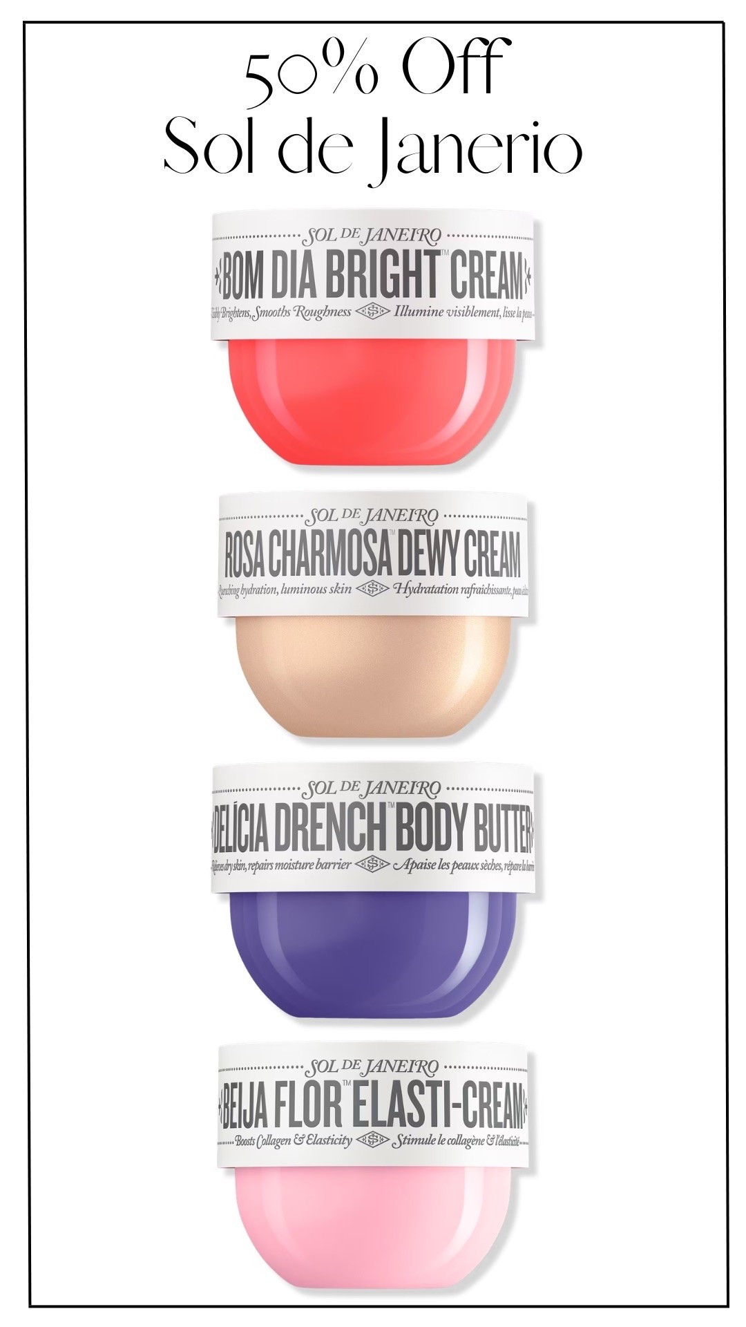 50% off Sol de Janerio!!

#LTKSaleAlert #LTKBeauty #LTKselfcare