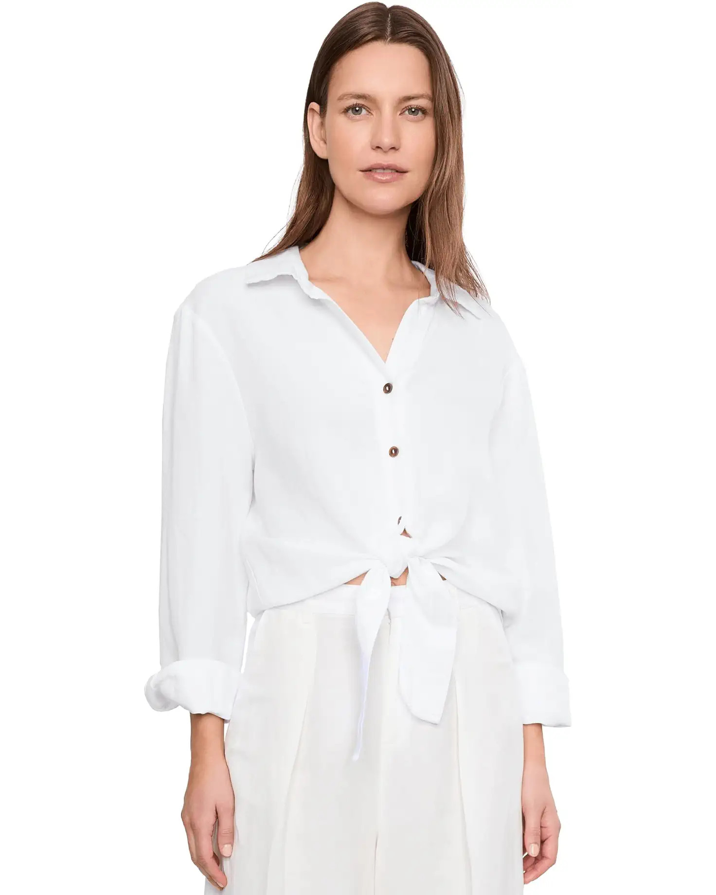 Women's Sanctuary More Love Linen Tie Top | Zappos.com