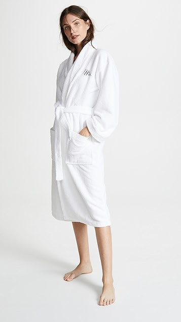 Black Embroidered Mrs. Robe | Shopbop