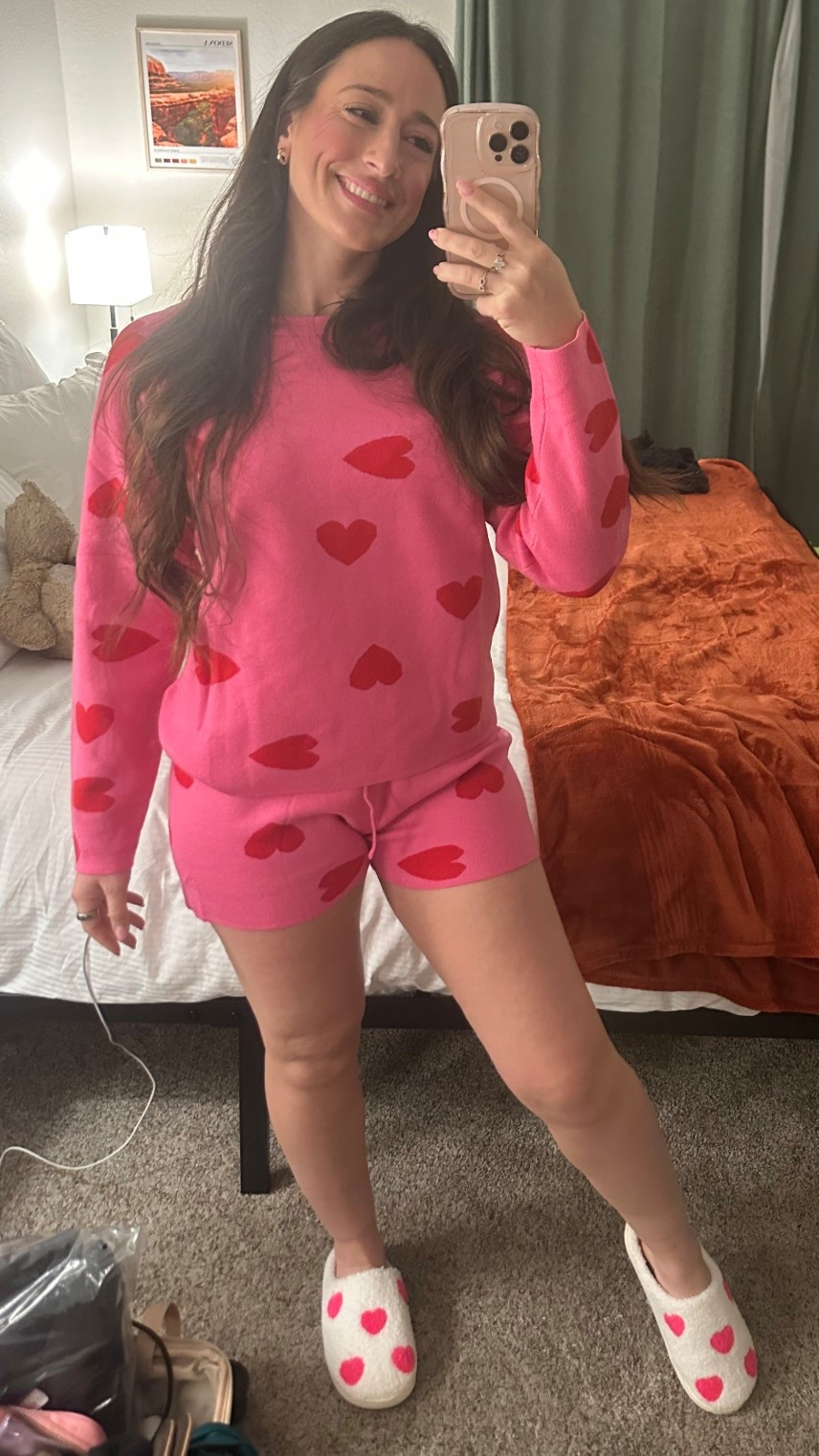 Cutie heart pajamas

#LTKootd #LTKHome #LTKmorningroutine