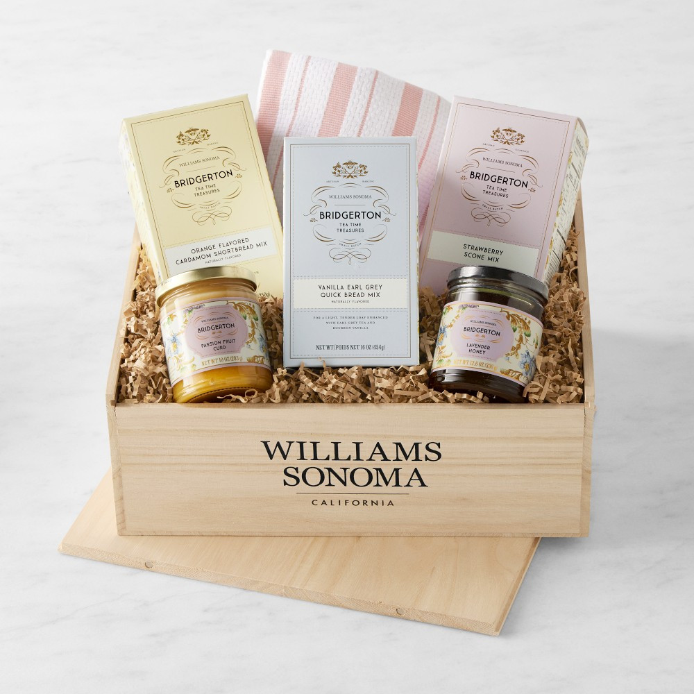 Bridgerton x Williams Sonoma Teatime Baking Gift Crate | Williams-Sonoma