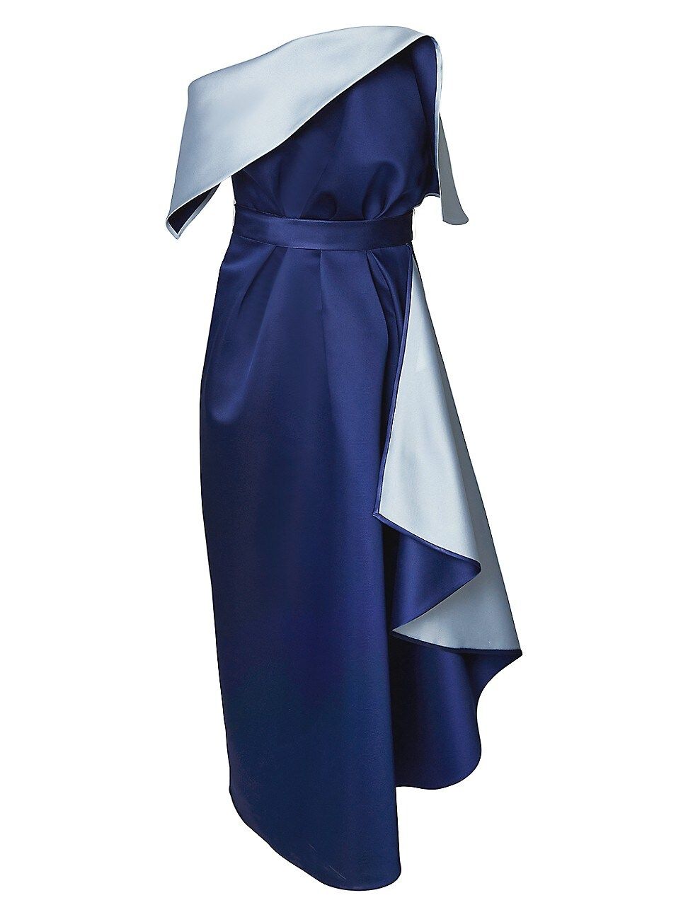 Women's Cascading Bodice Midi-Dress - Cobalt Multi - Size 4 | Saks Fifth Avenue