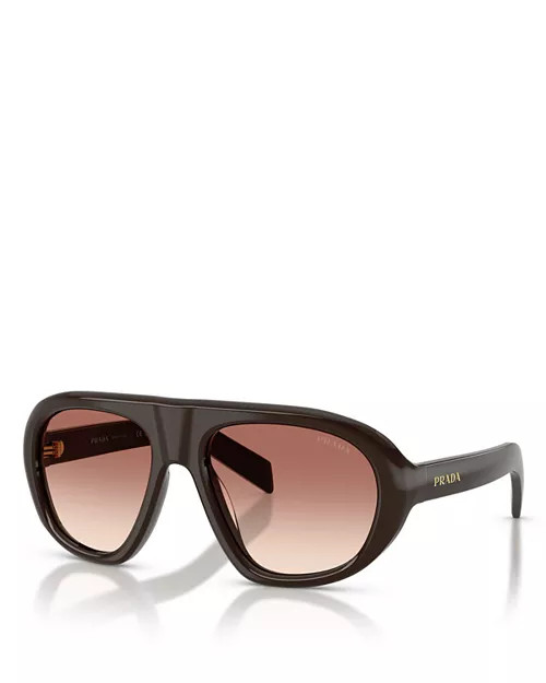Prada Round Sunglasses, 56mm | Bloomingdale's Jewelry & Accessories | Bloomingdale's (US)