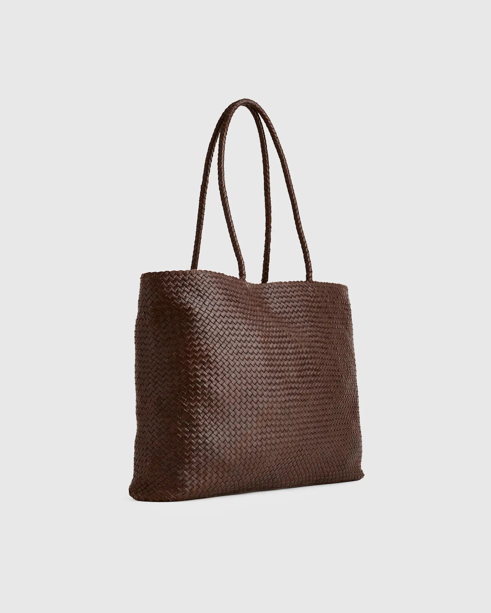 Italian Leather Handwoven Tote | Quince