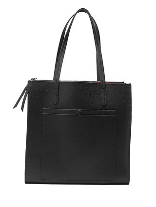 12-Hour Leather Large Tote | Banana Republic US