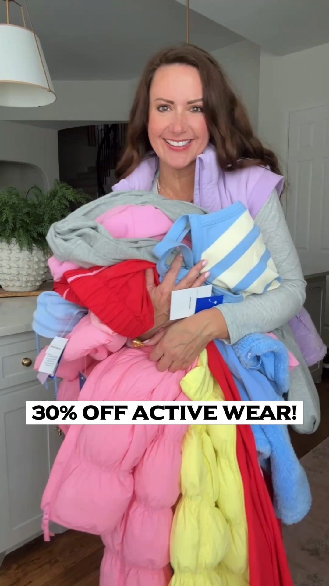Let's goooo! 30% off active wear! I am wearing a medium in all pants and the vests, small in the puffer
and all other tops! Fun, comfy pieces that are easy to mix and match! Sale ends Saturday night.
.


#LTKfitnessgoals #LTKActive #LTKmomlife