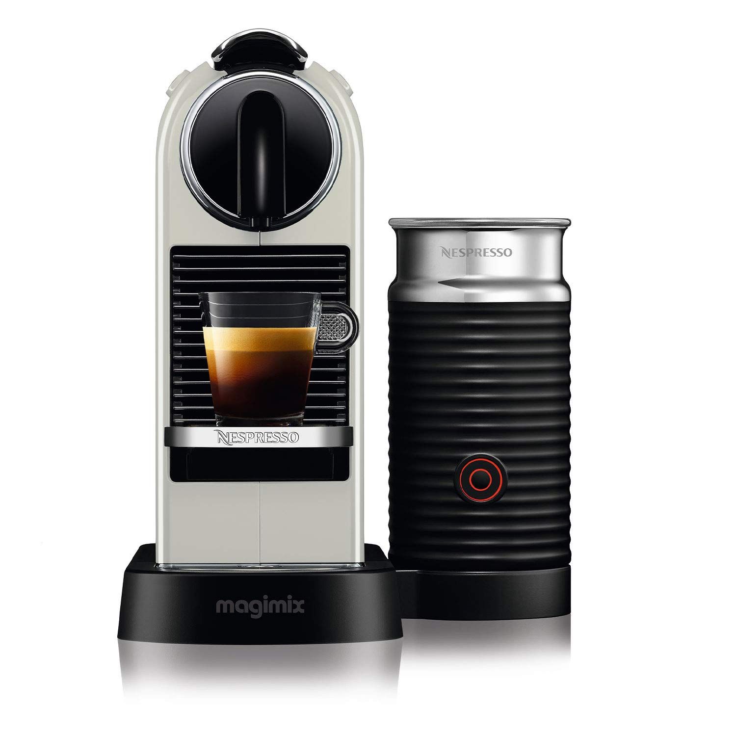 Nespresso Citiz Automatic Pod Coffee Machine with Milk Frother for Espresso, Cappuccino and Flat White by Magimix in White | Amazon (UK)