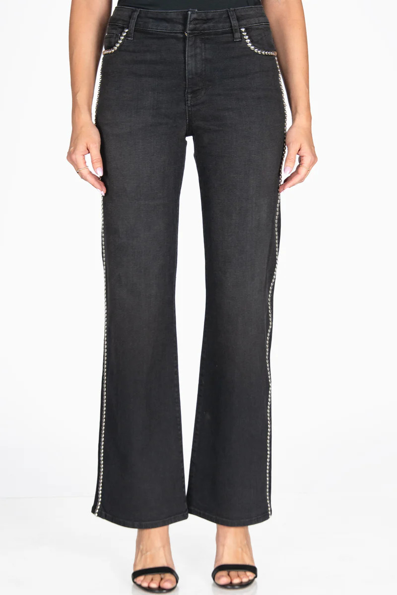 KELLI BELMONT BLK TS | Fidelity Denim