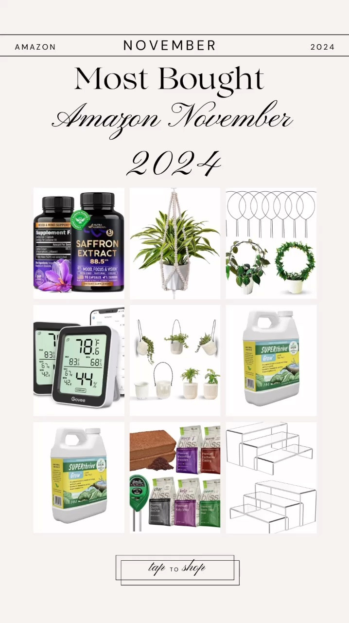 Most purchased items in my Amazon Storefront November 2024  

#LTKCyberWeek #LTKGiftGuide #LTKHome