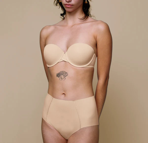 Base Strapless Bra - Beige | Harper Wilde