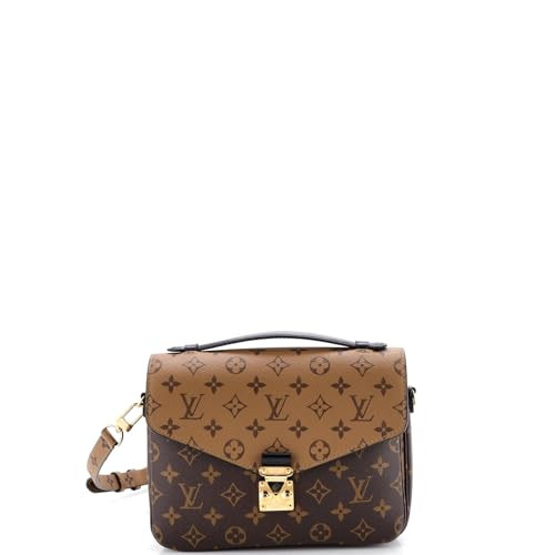 Amazon.com: Louis Vuitton, Pre-Loved Pochette Metis Reverse Monogram Canvas, Brown : Amazon Luxur... | Amazon (US)