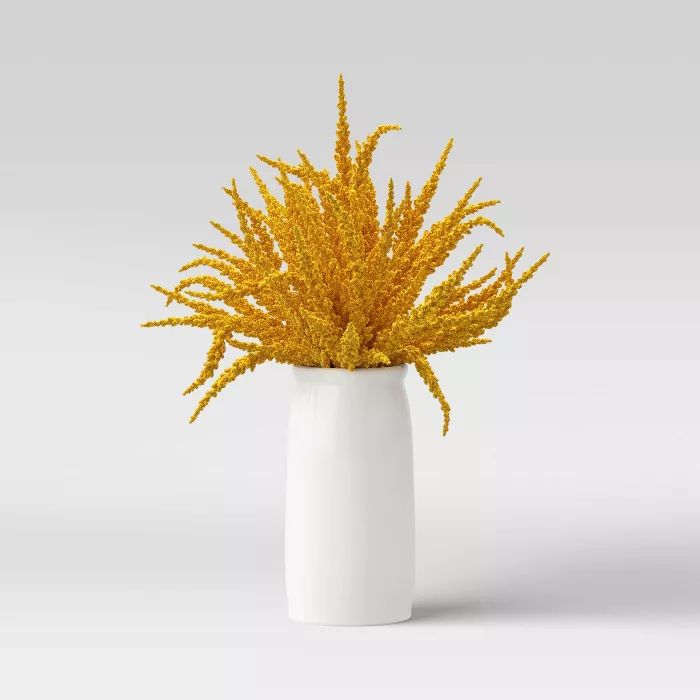 16" Large Artificial Goldenrod Arrangement - Threshold™ | Target