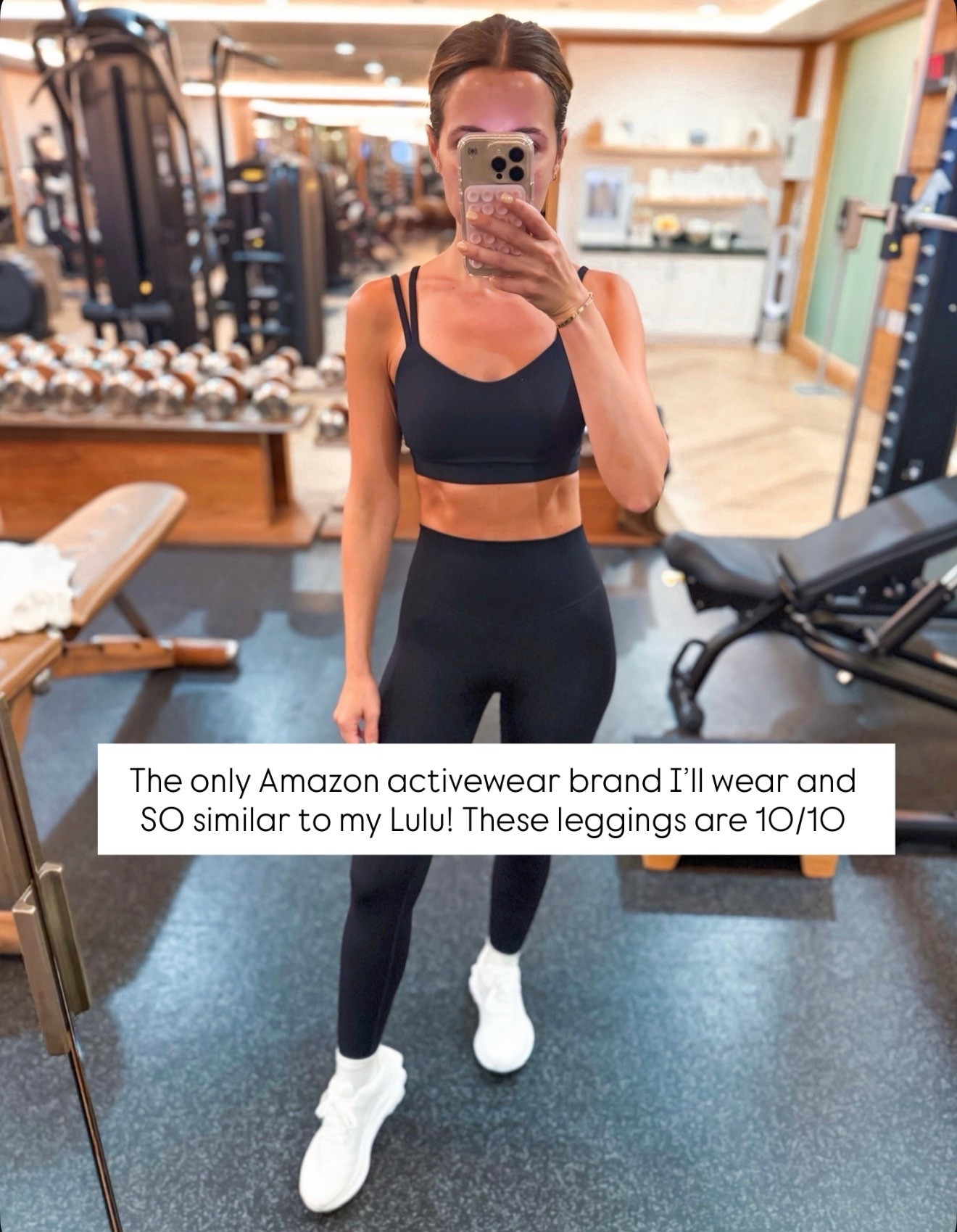 Bougie on a budget! These are some of my favorite Amazon products at a great price point. I love this Amazon leggings that lift the booty! Wearing XXS in leggings and XS in sports bra.

#LTKootd #LTKfitnessgoals #LTKActive