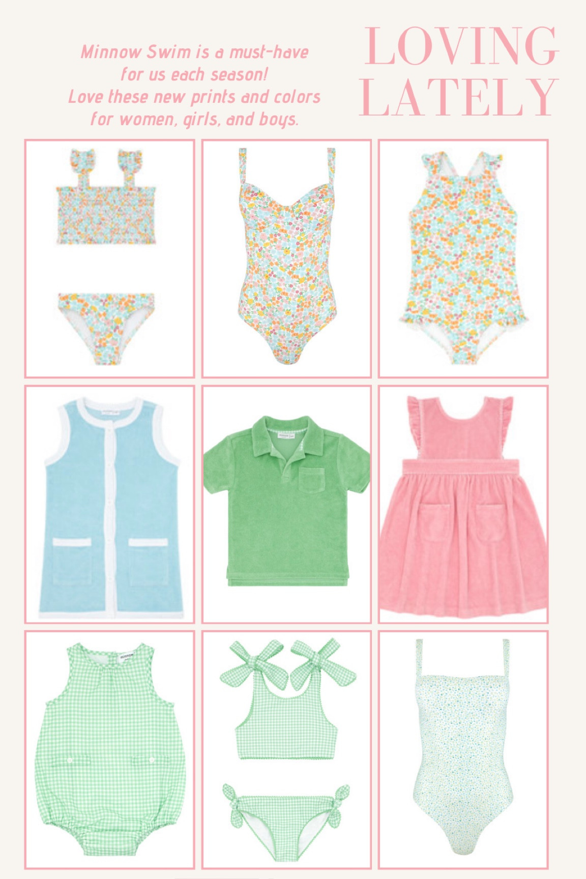 Minnow spring collection! 

#LTKswim #LTKkids #LTKfamily