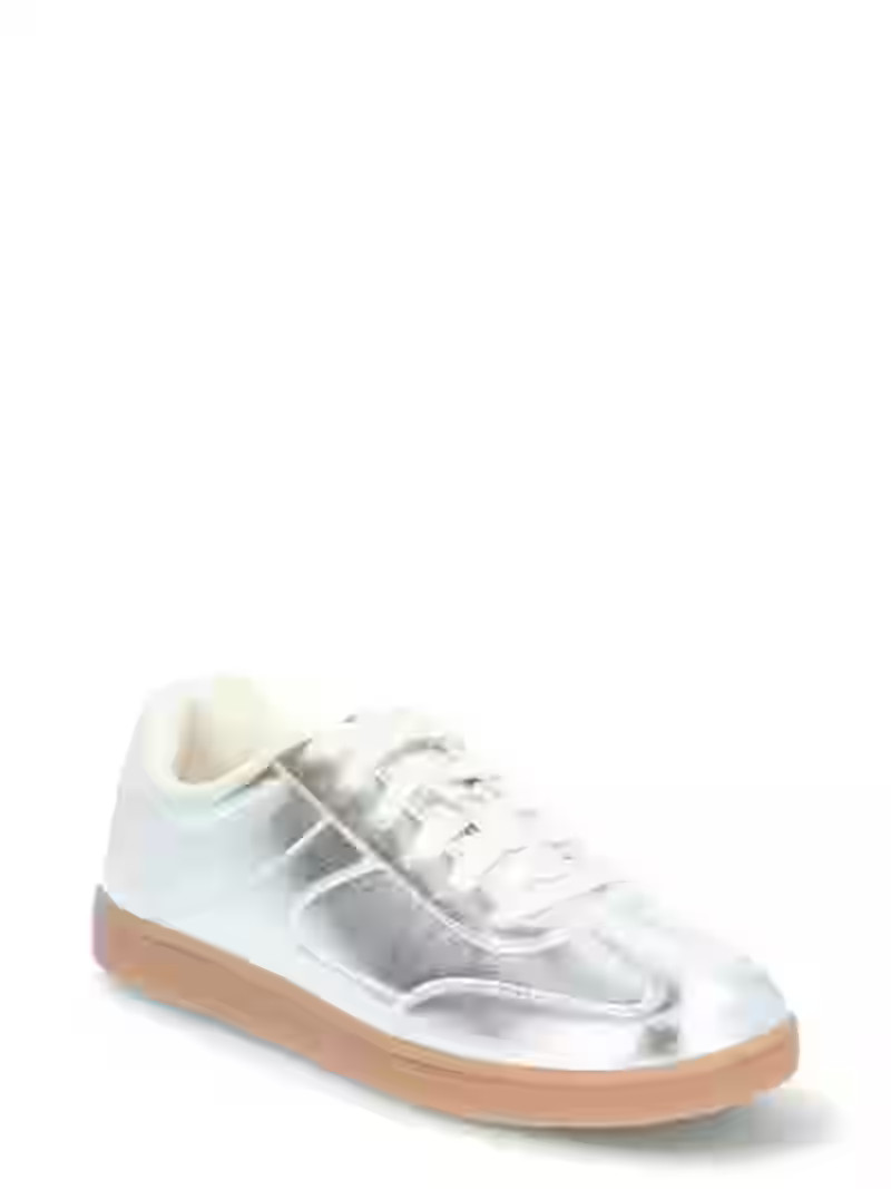 No Boundaries Women's Lace Up Sport Sneakers, Wide Width Available | Walmart (US)