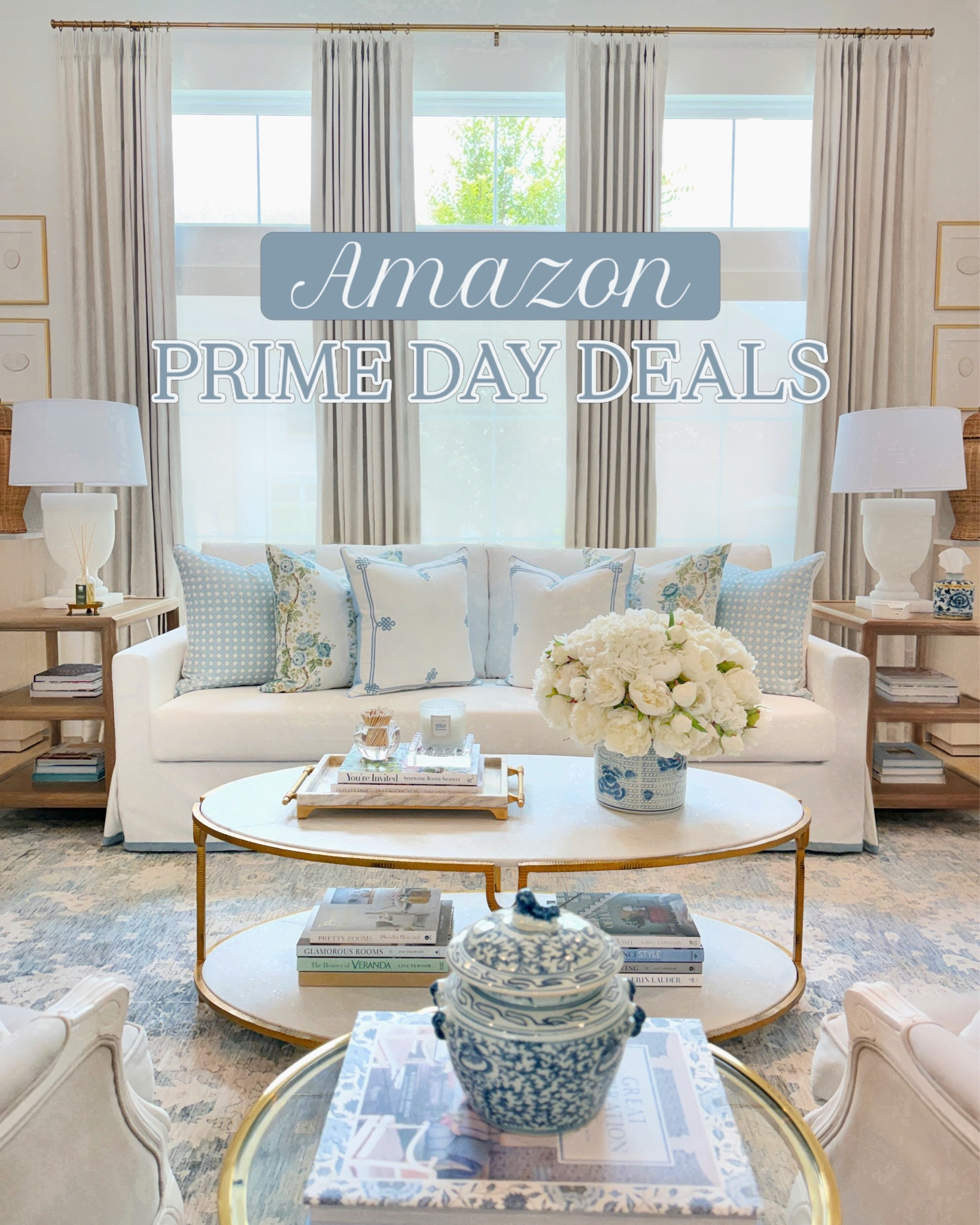 🎉 AMAZON PRIME DAY DEALS!! 🎉 I’m sharing my favorite Amazon finds from my home - chic tissue holders, pink pleat curtains, the only faux hydrangeas I’ll buy (so realistic!), prettiest fringe tassels only $7 for 2, gorgeous melamine dinnerware + flatware I’ve been using for years, plus more! 😍 I’ll round up some more deals tomorrow! 

#amazonhome #amazonfinds #amazonprimeday #amazonmusthaves #traditionalhome living room bedroom decor Amazon prime must haves Amazon home decor sale blue and white chinoiserie traditional home classic decor elegant home timeless style ginger jars nightstand styling faux flowers summer decor summer styling kitchen accessories kitchen decor kitchen island styling gold decor outdoor entertaining patio outdoor decor

#LTKSaleAlert #LTKHome #LTKSeasonal