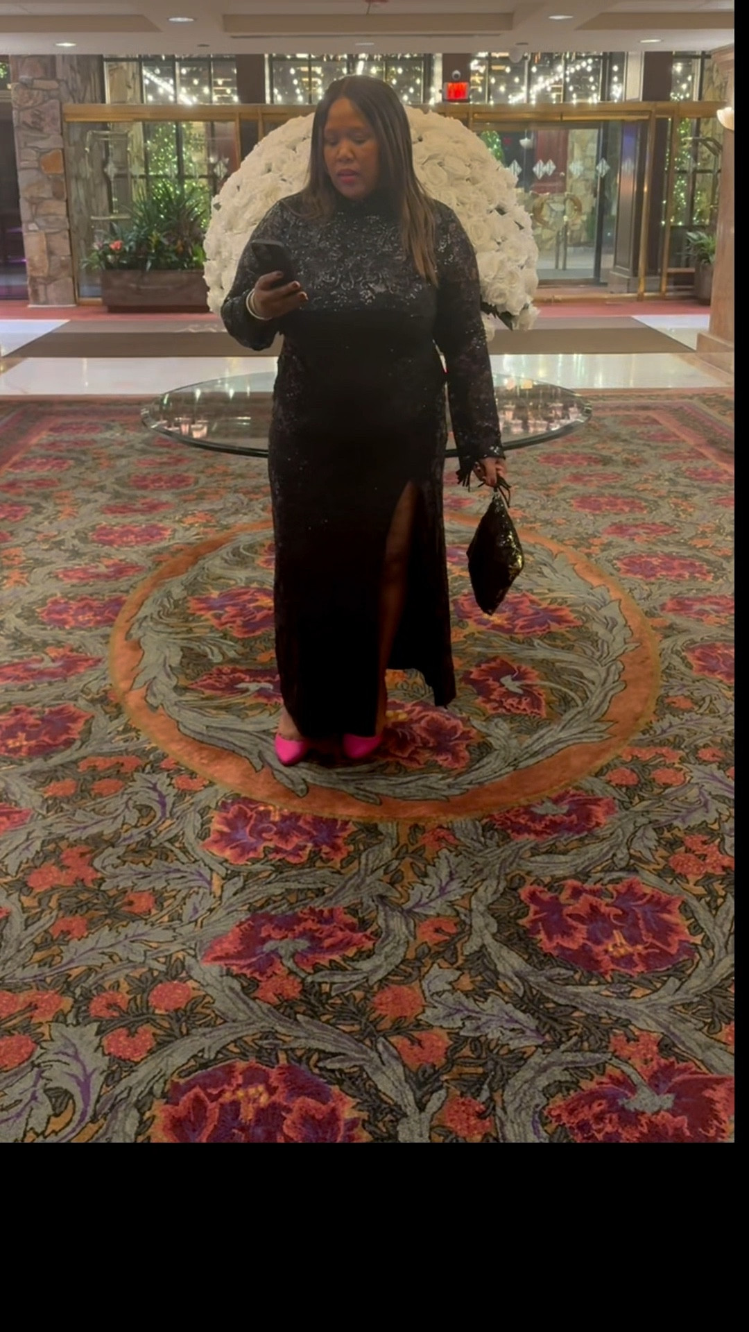 Attended a 50th Birthday Party.  Dress code was formal and all black.  

#LTKPlusSize #LTKootd #LTKMidsize