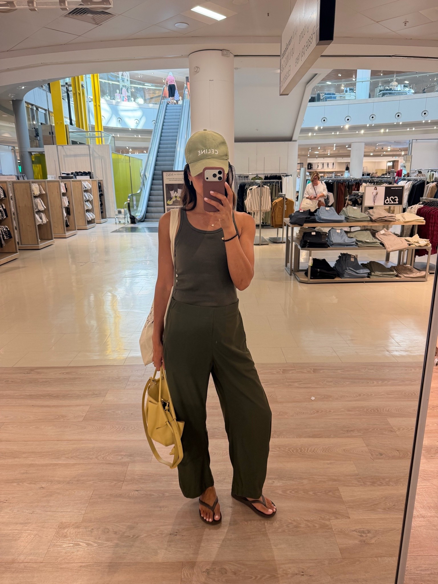Popped to shops and wore my Amazon trousers size Medium, Uniglo bra top size small, Archie’s flip flops and Celine cap.

#LTKuk #LTKsummer #LTKeurope