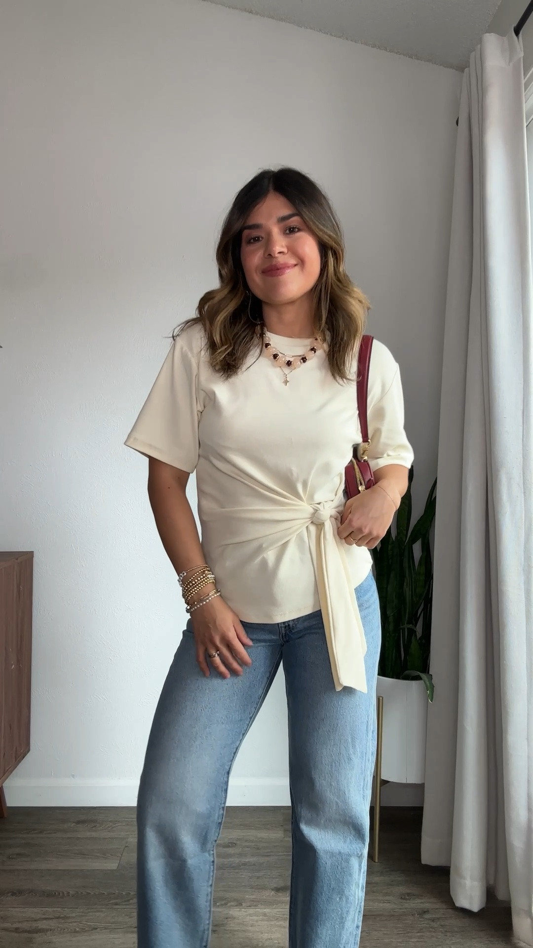 The top and jeans I can’t stop talking about!
Top size xs
Jeans size 25

#LTKootd #LTKSeasonal #LTKWorkwear