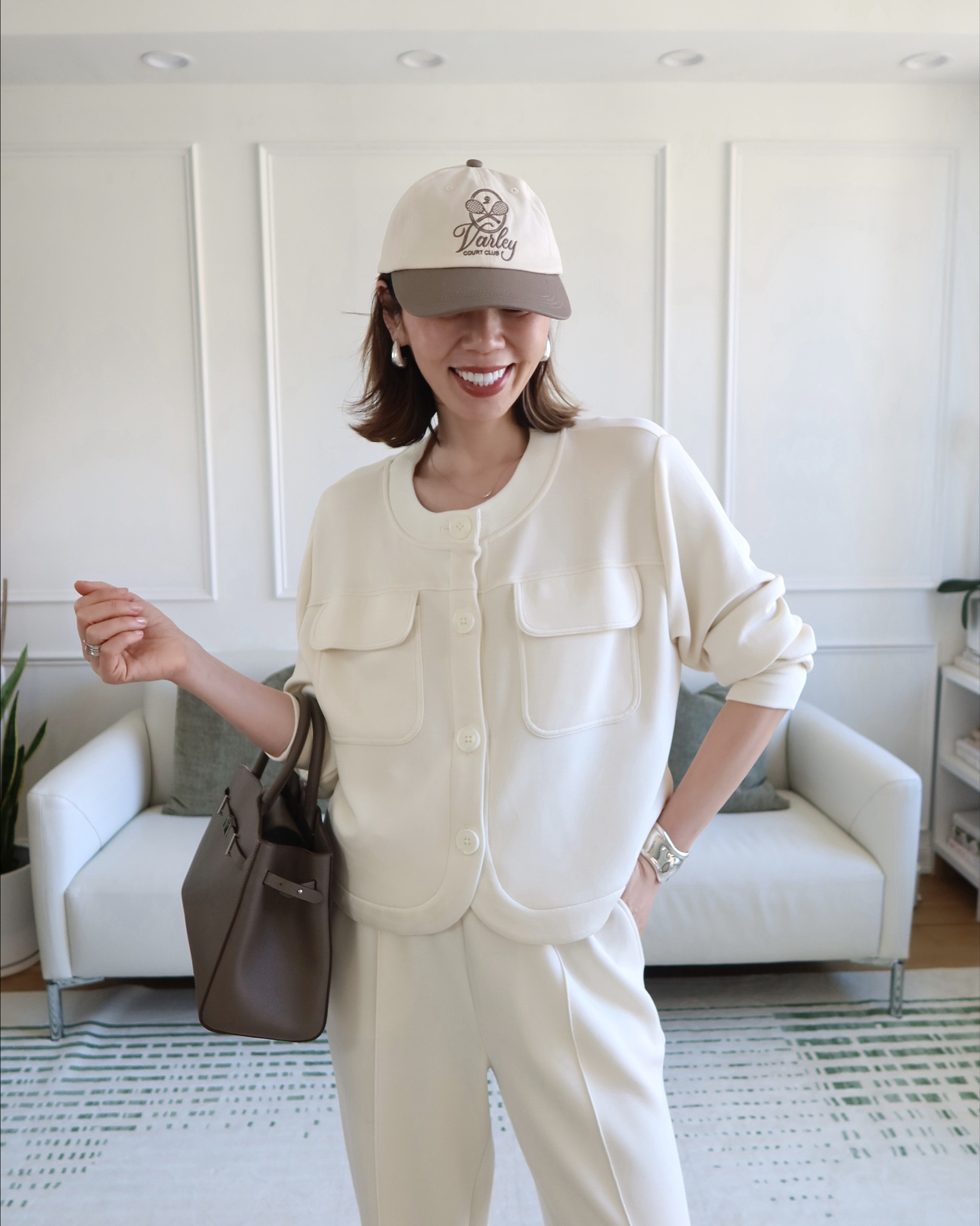 All white. @Varley 

#LTKootd #LTKOver40 #LTKMidsize