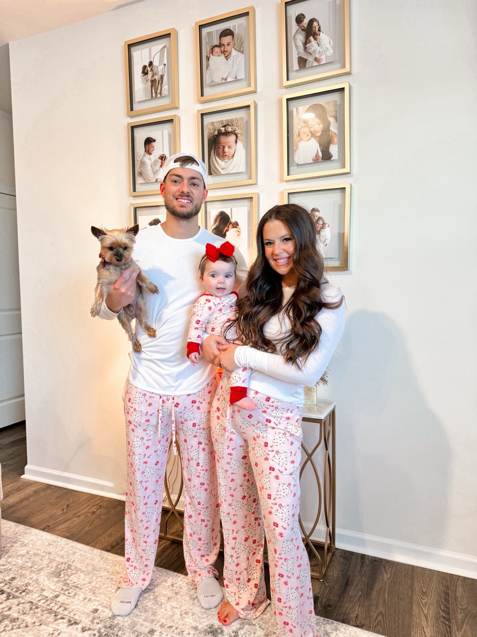 First time mom 🤝🏼 matching family pajamas for every holiday ❤️🎄🎅🏽✨🎁 My new favorite holiday tradition! These are THE comfiest ones ever too - they’re bamboo & so stretchy 😍 I highly recommend making your family match with you too 🤪

Dad - size medium
Mom - size small
Baby - size 3/6m

Matching family Christmas pajamas, family pajamas, Christmas pajamas, matching Christmas pjs, Christmas pjs, holiday pajamas, family pajamas, family pjs, festive family outfits

#LTKbaby #LTKfamily #LTKHoliday